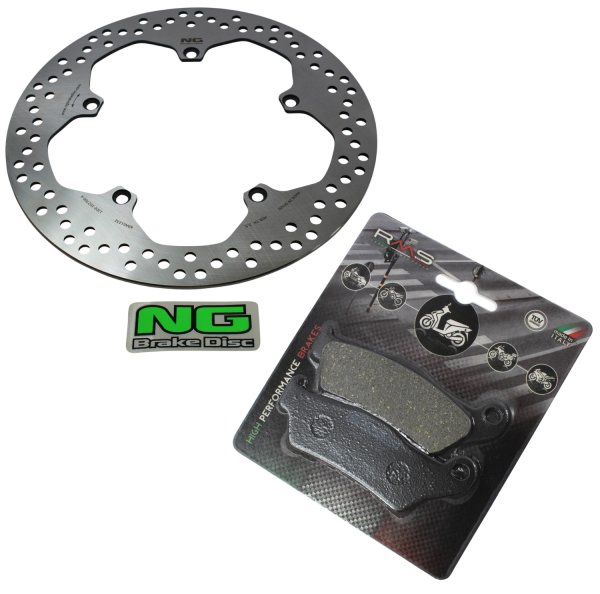 BREMSSCHEIBE VORNE - NG + BREMSBELÄGE RMS >> FÜR YAMAHA YZF-R 125 (BJ. 08 -13)