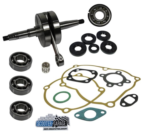 KURBELWELLE REP. SET >> FÜR PUCH MAXI S / MAXI N (E50)