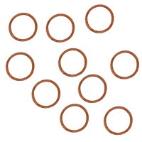 10x DICHTUNG KUPFER >> 18 x 22MM