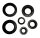 WELLENDICHTRING SET MOTOR - SP >> FÜR YAMAHA DT MX / RD / TY 50